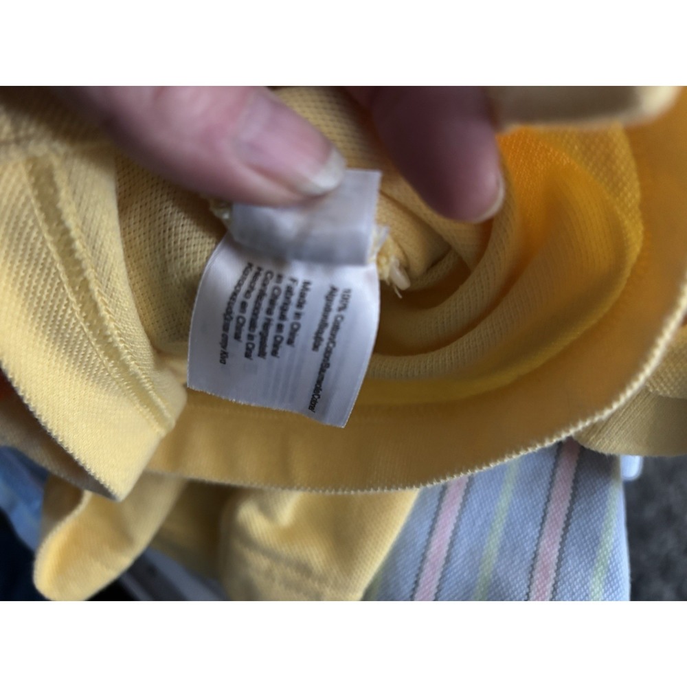 Brooks Brothers Polo Shirt Mens 2XL Yellow Golf Summer Casual Logo - Picture 8 of 8